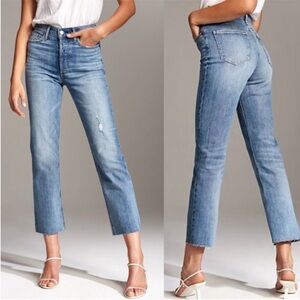 Aritzia Denim Forum Arlo High Rise Straight Size 28